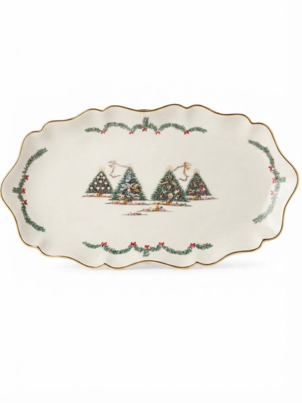 Lenox The Joys of Christmas tray plate